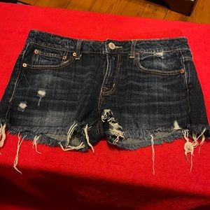 American eagle jean shorts